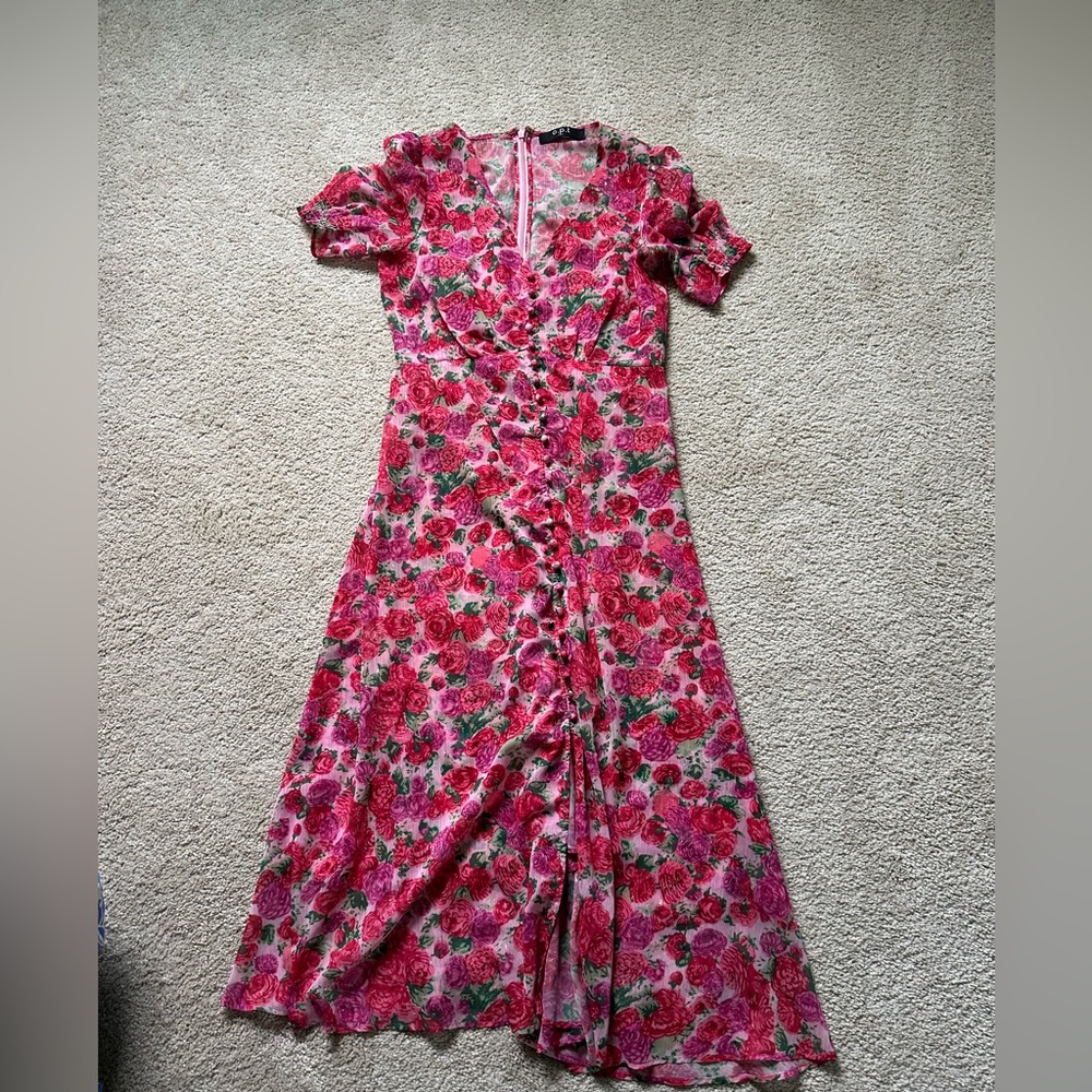Floral midi dress